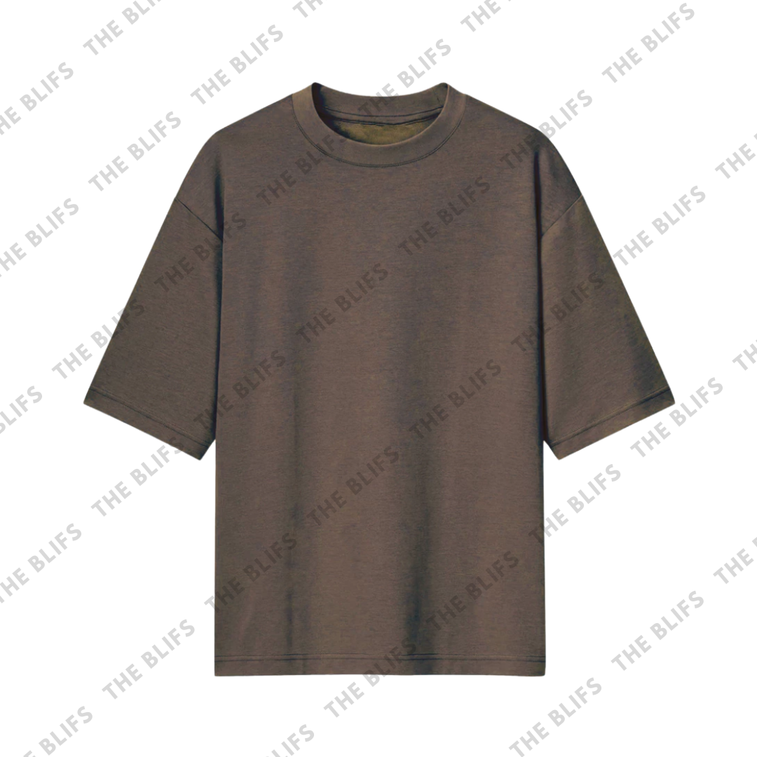 Espresso Brown Oversized Tee