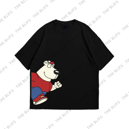 Bear Express Oversized Graphic Tee